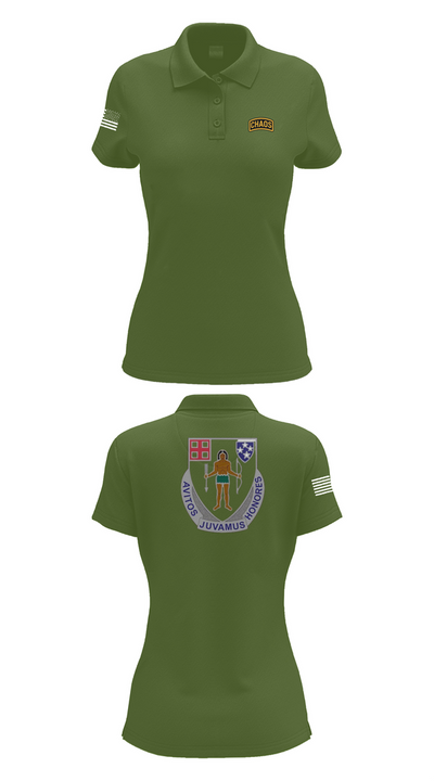 Chaos Company, 1-182 Infantry 69873429 Women's Short Sleeve Performance Polo  - 55
