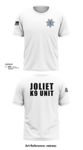 Joliet Police K-9 Unit 79217416 Short Sleeve Performance Shirt - 10