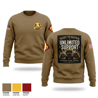 Crew Neck Sweatshirt, HHC 345, National Guard, Teamtime, Team time, sublimation, custom sports apparel, team uniforms, spirit wear, spiritwear, sports uniforms, custom shirts, team store, custom team store, fundraiser sports, apparel fundraiser
