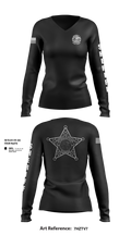 District I Street Crimes 1468514 Women's Long Sleeve V-neck Shirt - 108