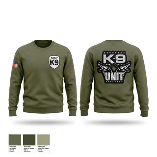 Crew Neck Sweatshirt, State Patrol K9 Unit, Police, Teamtime, Team time, sublimation, custom sports apparel, team uniforms, spirit wear, spiritwear, sports uniforms, custom shirts, team store, custom team store, fundraiser sports, apparel fundraiser