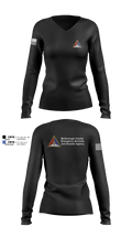 McDonough County 28114823 Women's Long Sleeve V-neck Shirt - 3