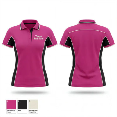 Texas Bad Girls 29021552 Short Sleeve Performance Polo - 1