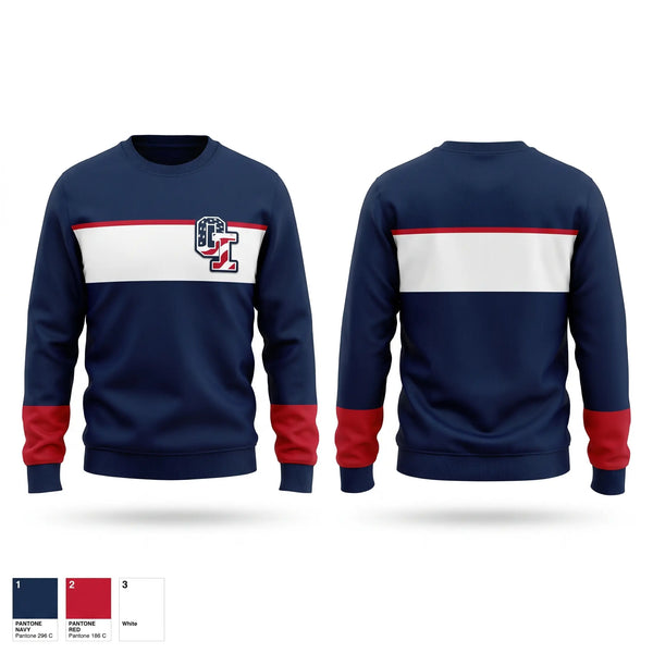 Crew Neck Sweatshirt, Ohio Independence, Baseball, Teamtime, Team time, sublimation, custom sports apparel, team uniforms, spirit wear, spiritwear, sports uniforms, custom shirts, team store, custom team store, fundraiser sports, apparel fundraiser