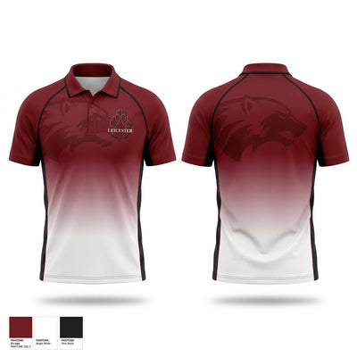 Leicester High School Basketball 1950445 Short Sleeve Performance Polo - 1