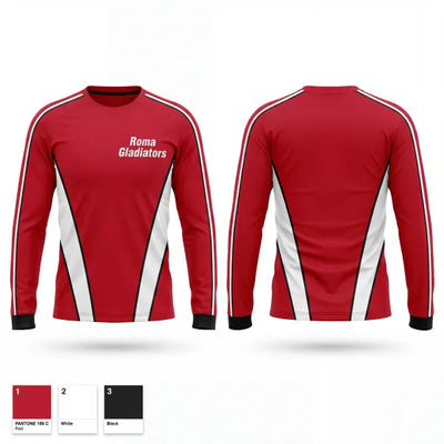 Roma Gladiators 40628325 Long Sleeve Performance Shirt 1