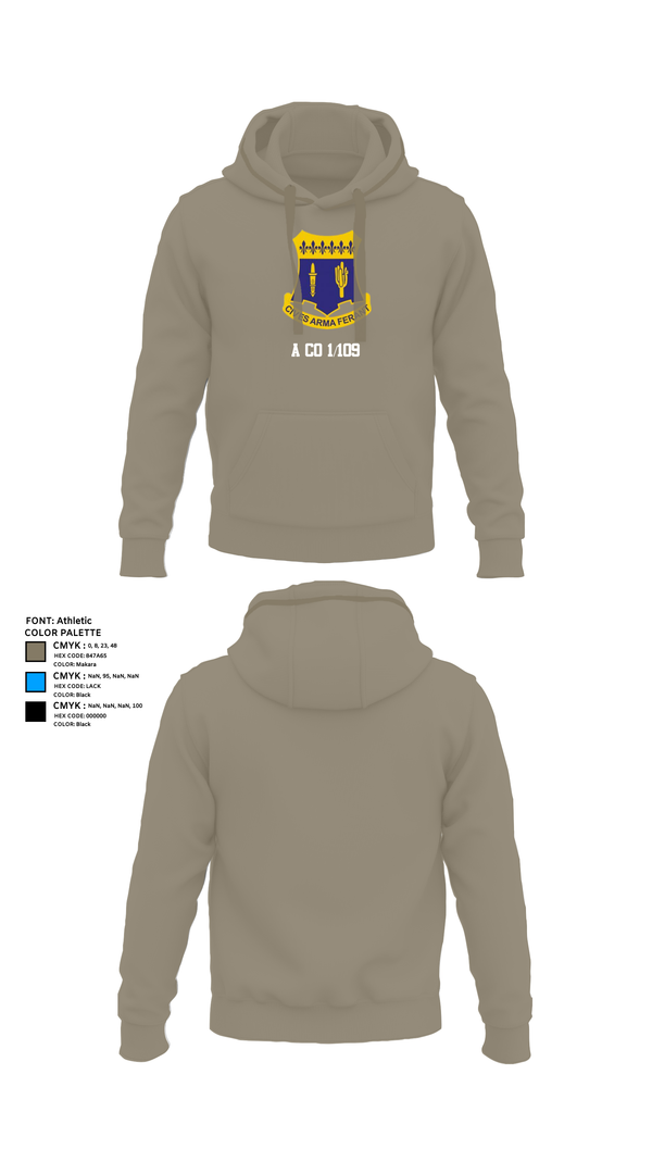 Hoodie, A co 1/109, National Guard, Teamtime, Team time, sublimation, custom sports apparel, team uniforms, spirit wear, spiritwear, sports uniforms, custom shirts, team store, custom team store, fundraiser sports, apparel fundraiser