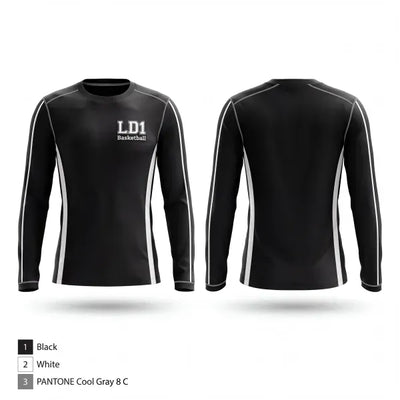 LD1 Basketball 3642580 Long Sleeve Performance Shirt 1