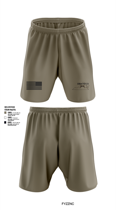 229th mp co Athletic Shorts With Pockets - 101
