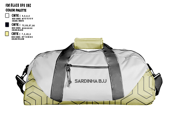 Duffle Bag, SardinhaBJJ, , Teamtime, Team time, sublimation, custom sports apparel, team uniforms, spirit wear, spiritwear, sports uniforms, custom shirts, team store, custom team store, fundraiser sports, apparel fundraiser