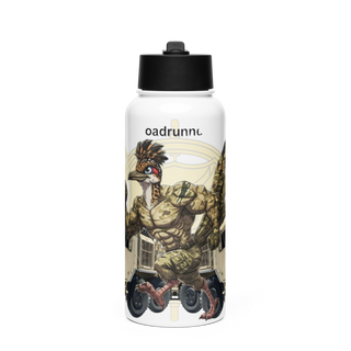 126th PLS Co 52727248 Stainless Steel Water Bottle with a Straw Lid