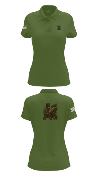 Womens Short Sleeve Performance Polo, 2/11 Battery H, Marines, Teamtime, Team time, sublimation, custom sports apparel, team uniforms, spirit wear, spiritwear, sports uniforms, custom shirts, team store, custom team store, fundraiser sports, apparel fundraiser