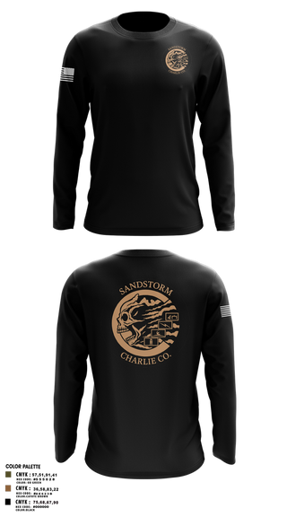 Long Sleeve Performance Shirt, Charlie Company, , Teamtime, Team time, sublimation, custom sports apparel, team uniforms, spirit wear, spiritwear, sports uniforms, custom shirts, team store, custom team store, fundraiser sports, apparel fundraiser