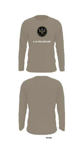 Long Sleeve Performance Shirt, A 1/111 Field Artillery, , Teamtime, Team time, sublimation, custom sports apparel, team uniforms, spirit wear, spiritwear, sports uniforms, custom shirts, team store, custom team store, fundraiser sports, apparel fundraiser