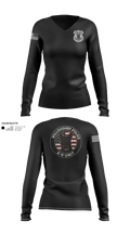 Willoughby Police K9 Unit 23687363 Women's Long Sleeve V-neck Shirt - 30