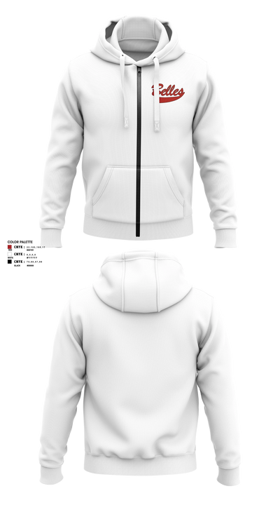 Bluegrass Lightning Belles Zip Hoodie - 9