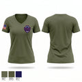 Prairie du Chien Police Department 59791154 Women's Short Sleeve V-neck Shirt - 1