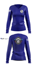 BMW Club of Nashville 77939303 Women's Long Sleeve V-neck Shirt - 1