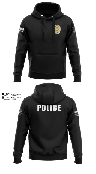 Hoodie, McCordsville Police Department, Police, Teamtime, Team time, sublimation, custom sports apparel, team uniforms, spirit wear, spiritwear, sports uniforms, custom shirts, team store, custom team store, fundraiser sports, apparel fundraiser