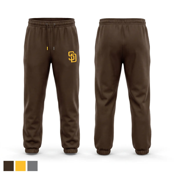 Sweatpants, Padres, Baseball, Teamtime, Team time, sublimation, custom sports apparel, team uniforms, spirit wear, spiritwear, sports uniforms, custom shirts, team store, custom team store, fundraiser sports, apparel fundraiser