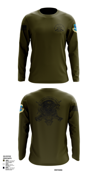 Long Sleeve Performance Shirt, 380th Security Police Squadron, , Teamtime, Team time, sublimation, custom sports apparel, team uniforms, spirit wear, spiritwear, sports uniforms, custom shirts, team store, custom team store, fundraiser sports, apparel fundraiser