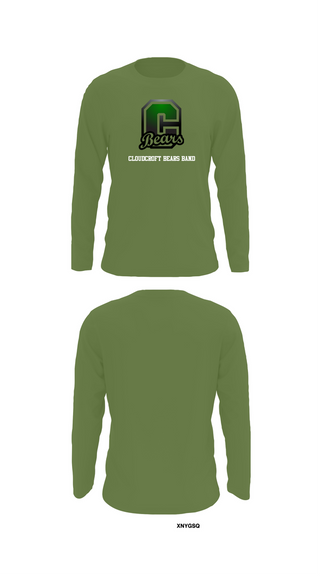 Long Sleeve Performance Shirt, Cloudcroft Bears Band, Spirit Store, Teamtime, Team time, sublimation, custom sports apparel, team uniforms, spirit wear, spiritwear, sports uniforms, custom shirts, team store, custom team store, fundraiser sports, apparel fundraiser