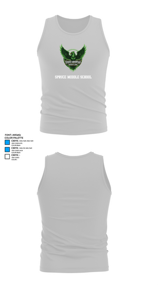 Tank Top, Spruce middle school, Wrestling, Teamtime, Team time, sublimation, custom sports apparel, team uniforms, spirit wear, spiritwear, sports uniforms, custom shirts, team store, custom team store, fundraiser sports, apparel fundraiser