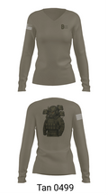 Deployment & Distribution Flight 11533271 Women's Long Sleeve V-neck Shirt - 77