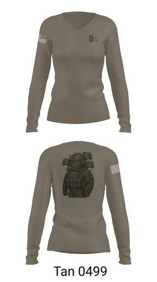 Womens Long Sleeve Vneck Shirt, Deployment & Distribution Flight, , Teamtime, Team time, sublimation, custom sports apparel, team uniforms, spirit wear, spiritwear, sports uniforms, custom shirts, team store, custom team store, fundraiser sports, apparel fundraiser