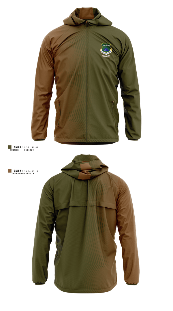 Windbreaker, AFMAO, Baseball, Teamtime, Team time, sublimation, custom sports apparel, team uniforms, spirit wear, spiritwear, sports uniforms, custom shirts, team store, custom team store, fundraiser sports, apparel fundraiser