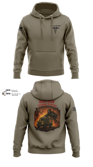 Hoodie, 194th AR BDE HRT Medics, Army, Teamtime, Team time, sublimation, custom sports apparel, team uniforms, spirit wear, spiritwear, sports uniforms, custom shirts, team store, custom team store, fundraiser sports, apparel fundraiser