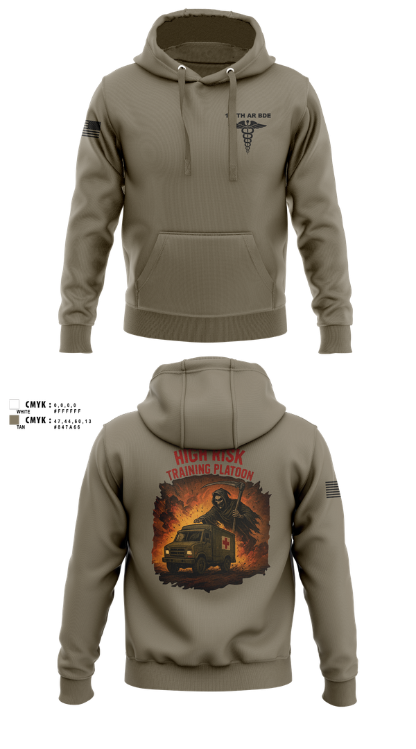 Hoodie, 194th AR BDE HRT Medics, Army, Teamtime, Team time, sublimation, custom sports apparel, team uniforms, spirit wear, spiritwear, sports uniforms, custom shirts, team store, custom team store, fundraiser sports, apparel fundraiser