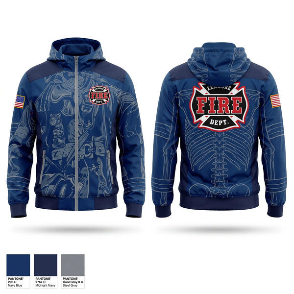Windbreaker, Lemoore Volunteer Fire Department, Fire Department, Teamtime, Team time, sublimation, custom sports apparel, team uniforms, spirit wear, spiritwear, sports uniforms, custom shirts, team store, custom team store, fundraiser sports, apparel fundraiser