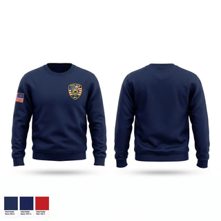 Crew Neck Sweatshirt, Chester Police Department, Police, Teamtime, Team time, sublimation, custom sports apparel, team uniforms, spirit wear, spiritwear, sports uniforms, custom shirts, team store, custom team store, fundraiser sports, apparel fundraiser