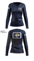 Swain county rescue squad Women's Long Sleeve V-neck Shirt - 11