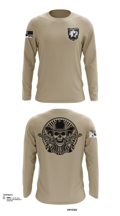 Desperados 24416506 Long Sleeve Performance Shirt 107