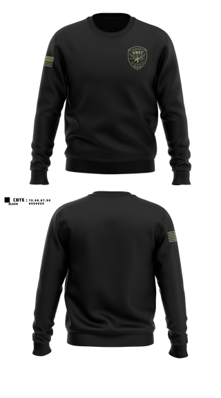 Crew Neck Sweatshirt, BOSQUE REGIONAL SWAT TEAM, Police, Teamtime, Team time, sublimation, custom sports apparel, team uniforms, spirit wear, spiritwear, sports uniforms, custom shirts, team store, custom team store, fundraiser sports, apparel fundraiser