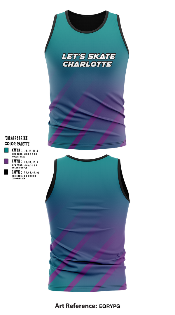 Tank Top, Let’s Skate Charlotte, Cross Country, Teamtime, Team time, sublimation, custom sports apparel, team uniforms, spirit wear, spiritwear, sports uniforms, custom shirts, team store, custom team store, fundraiser sports, apparel fundraiser