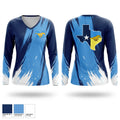 Mustangs Women's Long Sleeve V-neck Shirt - 1