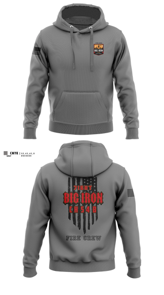 Hoodie, Big Iron, Fire Department, Teamtime, Team time, sublimation, custom sports apparel, team uniforms, spirit wear, spiritwear, sports uniforms, custom shirts, team store, custom team store, fundraiser sports, apparel fundraiser
