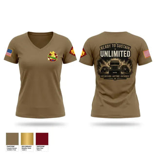 Womens Short Sleeve Vneck Shirt, HHC 345, National Guard, Teamtime, Team time, sublimation, custom sports apparel, team uniforms, spirit wear, spiritwear, sports uniforms, custom shirts, team store, custom team store, fundraiser sports, apparel fundraiser