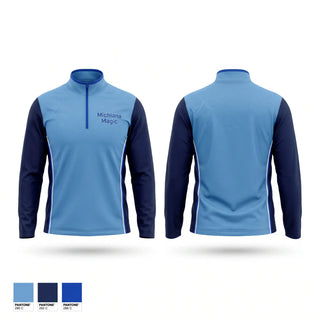 Quarter Zip Jacket, Michiana Magic, Baseball, Teamtime, Team time, sublimation, custom sports apparel, team uniforms, spirit wear, spiritwear, sports uniforms, custom shirts, team store, custom team store, fundraiser sports, apparel fundraiser