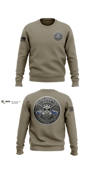 Crew Neck Sweatshirt, Special Operations Response Team, Police, Teamtime, Team time, sublimation, custom sports apparel, team uniforms, spirit wear, spiritwear, sports uniforms, custom shirts, team store, custom team store, fundraiser sports, apparel fundraiser