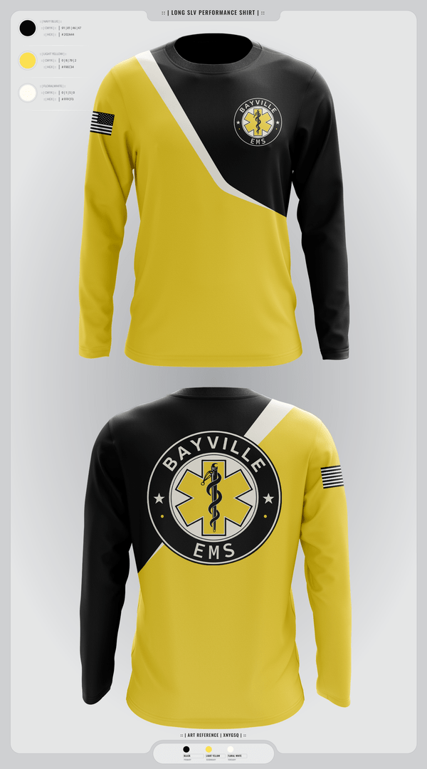 Long Sleeve Performance Shirt, Bayville EMS, , Teamtime, Team time, sublimation, custom sports apparel, team uniforms, spirit wear, spiritwear, sports uniforms, custom shirts, team store, custom team store, fundraiser sports, apparel fundraiser