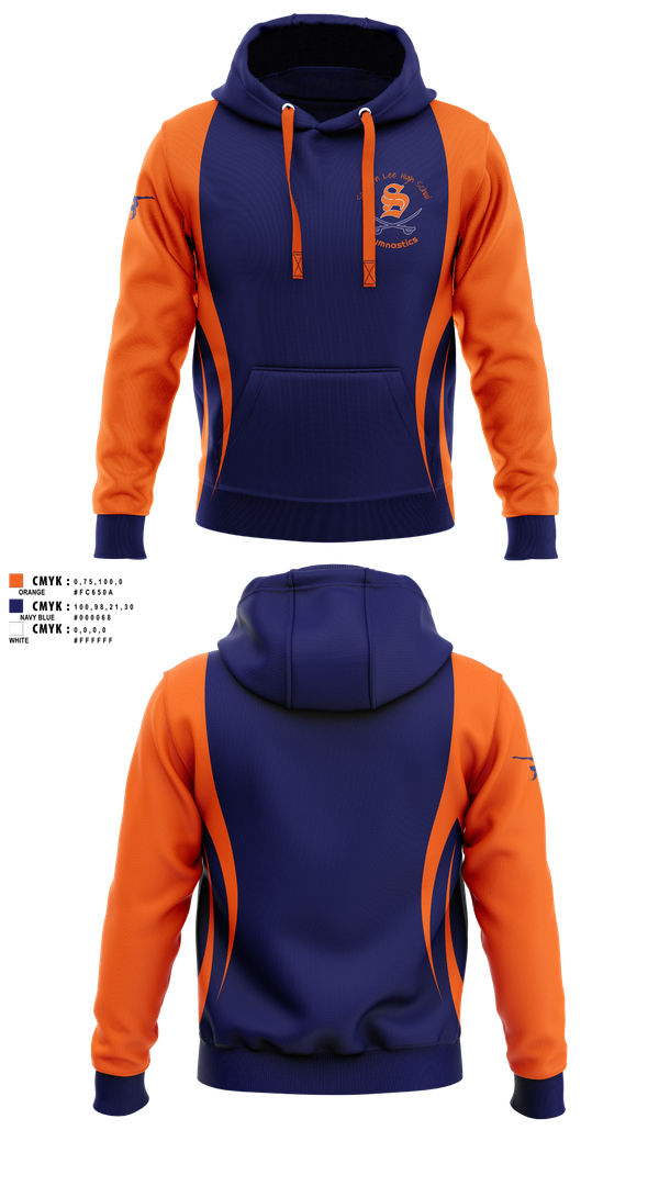 Hoodie, Southern Lee Gymnastics, Spirit Store, Teamtime, Team time, sublimation, custom sports apparel, team uniforms, spirit wear, spiritwear, sports uniforms, custom shirts, team store, custom team store, fundraiser sports, apparel fundraiser