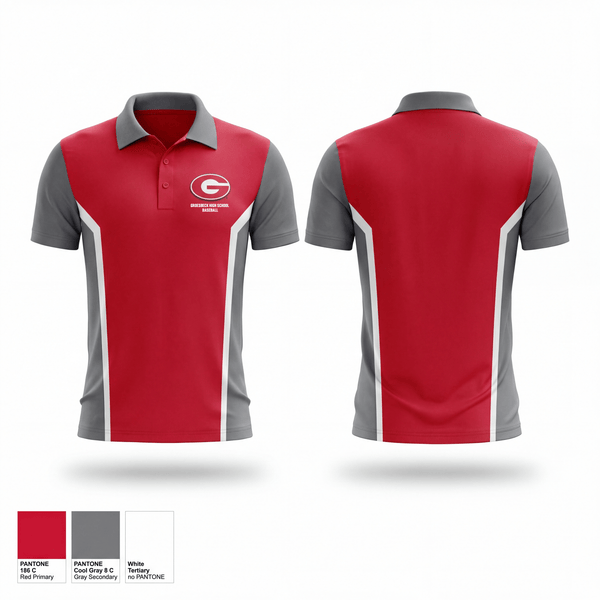 Short Sleeve Performance Polo, Groesbeck High School Baseball, Baseball, Teamtime, Team time, sublimation, custom sports apparel, team uniforms, spirit wear, spiritwear, sports uniforms, custom shirts, team store, custom team store, fundraiser sports, apparel fundraiser