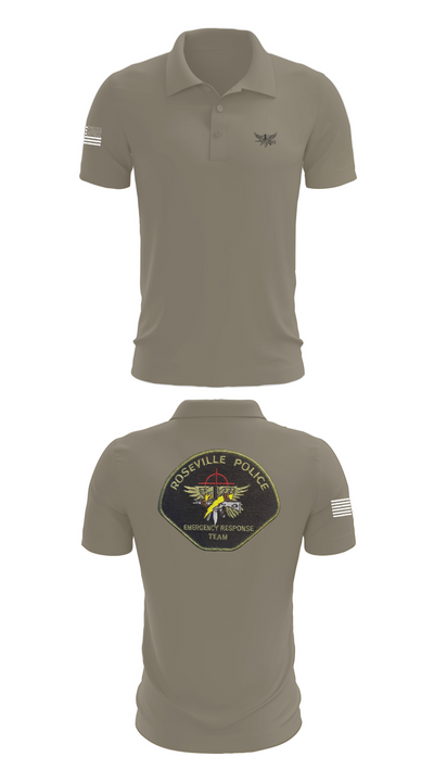 Roseville E.R.T. 91659020 Short Sleeve Performance Polo - 63