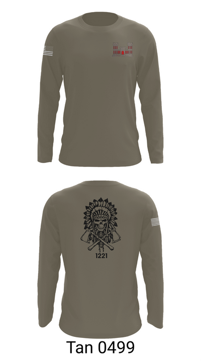 1221st Route Clearance Co. 10953211 Long Sleeve Performance Shirt 63
