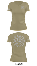 Class #54 78762440 Women's Short Sleeve V-neck Shirt - 88