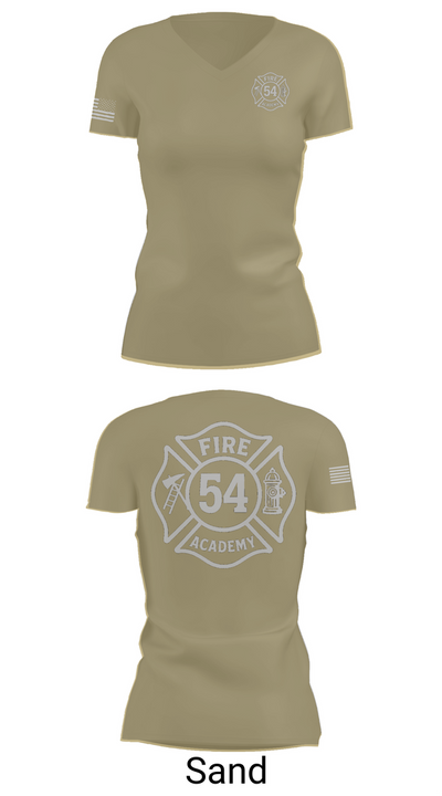Class #54 78762440 Women's Short Sleeve V-neck Shirt - 88
